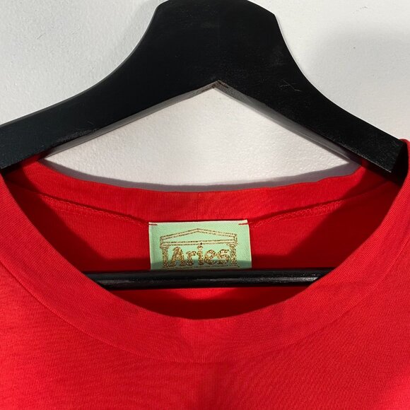 Aries Arise Old English graphic tee red mens size 2 / Medium - Picture 3 of 5